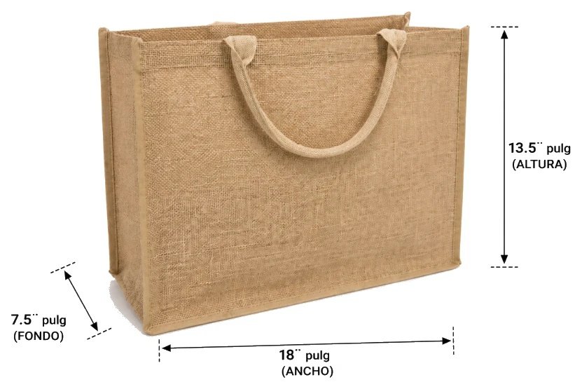 Bolso Promocional Yute M014 Grande