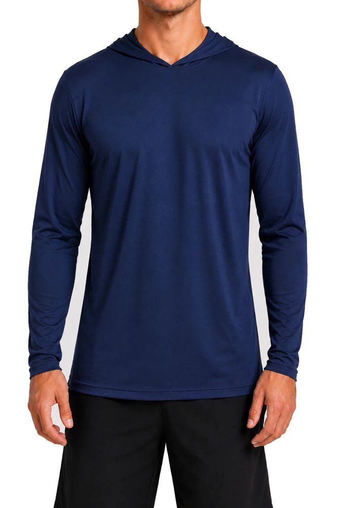 Camiseta Capucha Manga Larga Hombre
