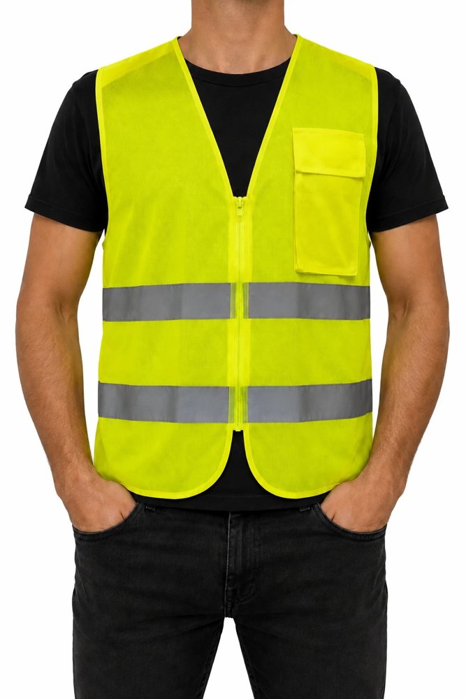 Chaleco Reflectivo Zipper CH-002