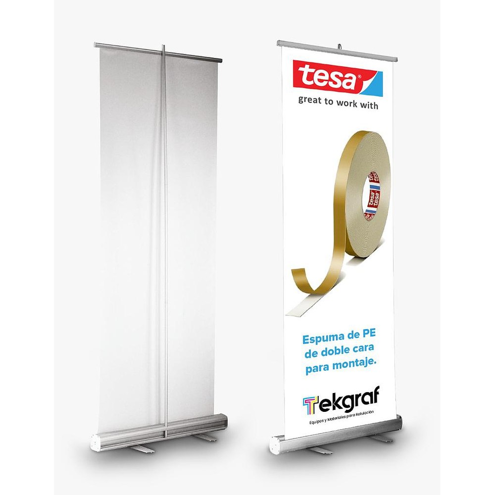 Roll up - una cara estandar - 33.4" x 78.7" (85 x 200cm)