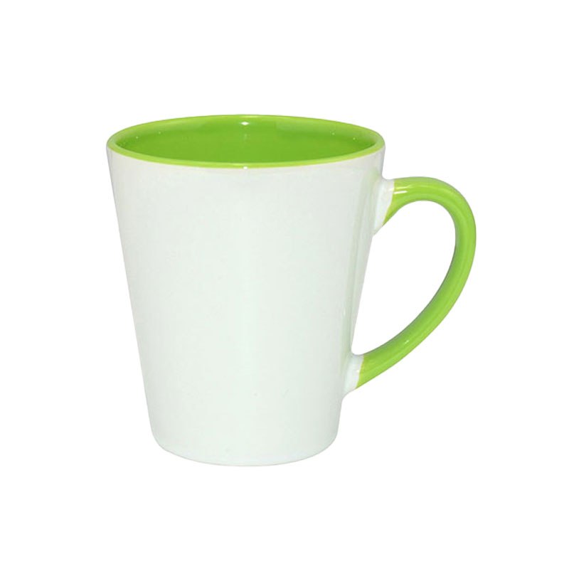 Taza latte de color 12 oz