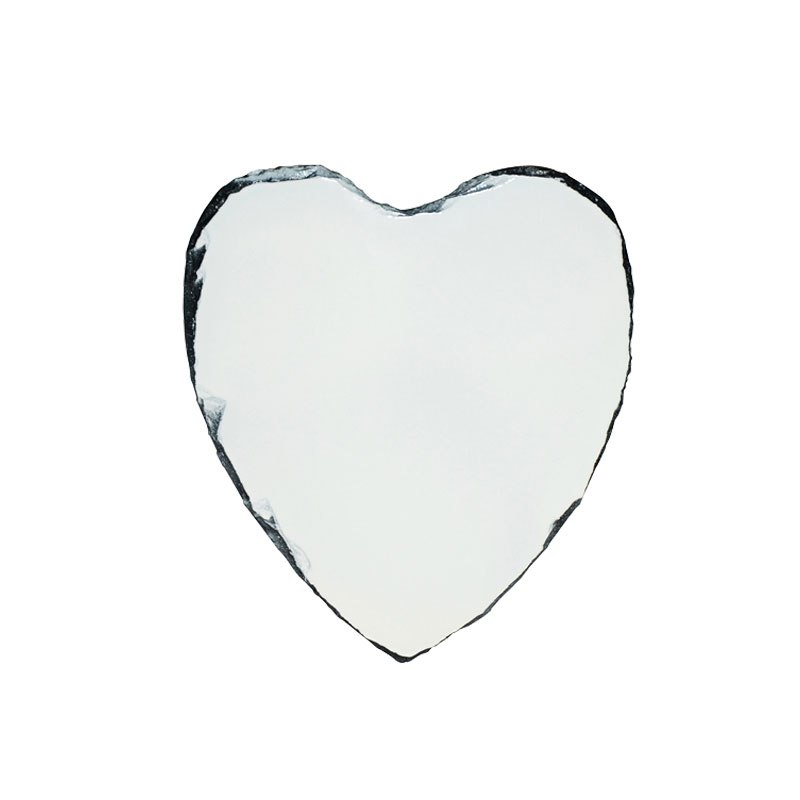Porta retrato de piedra forma de corazon 9.8''