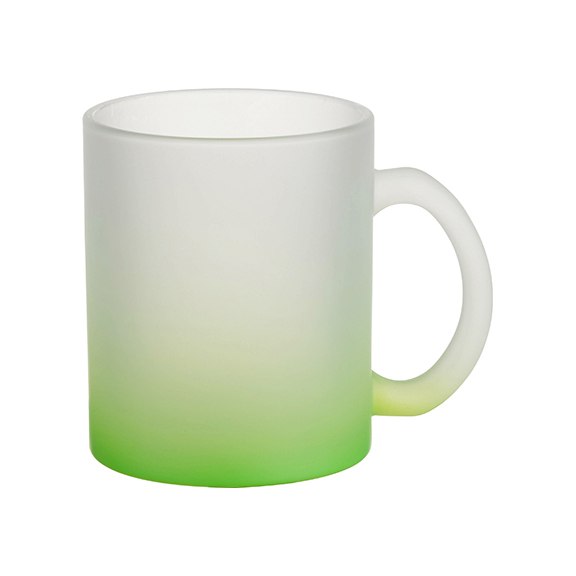 Taza frosted degradada 11 oz