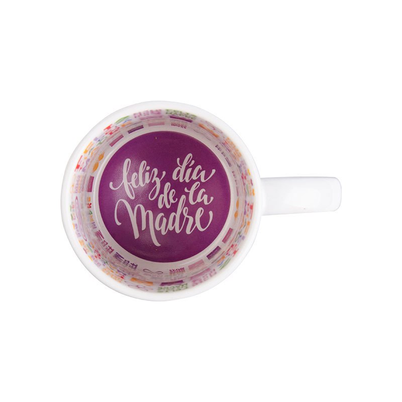 Tazas blancas 11onz interior feliz dia de las madres