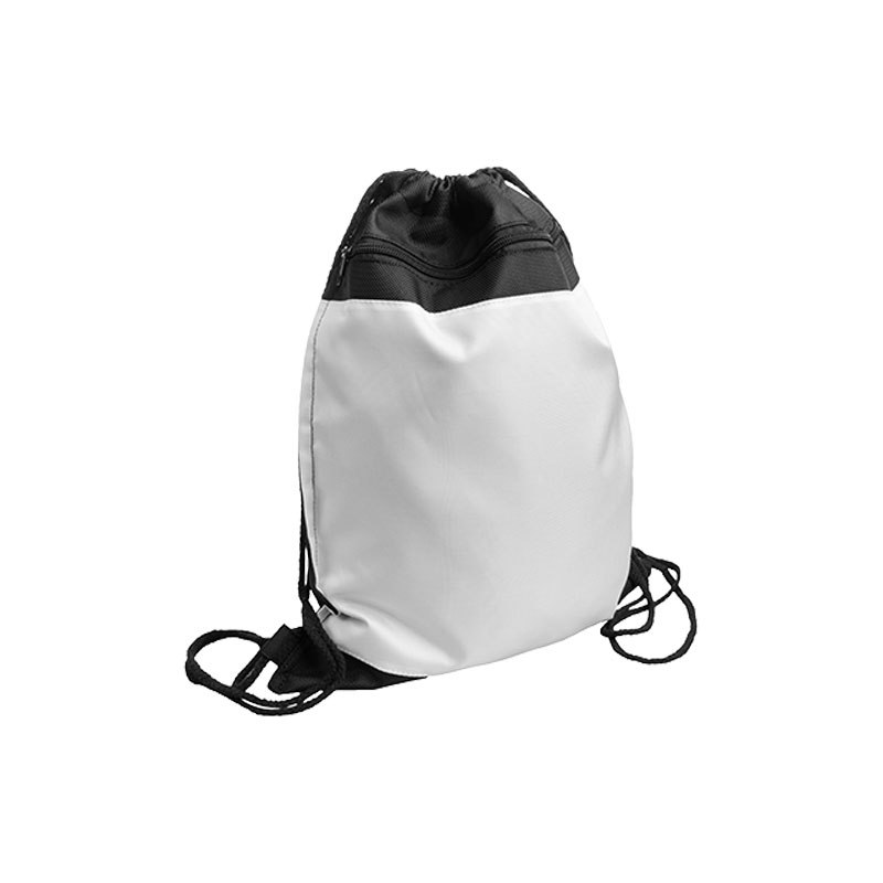 Mochila negra cordon negro area impr. 10.5''x14'' completa 14''x16.5''