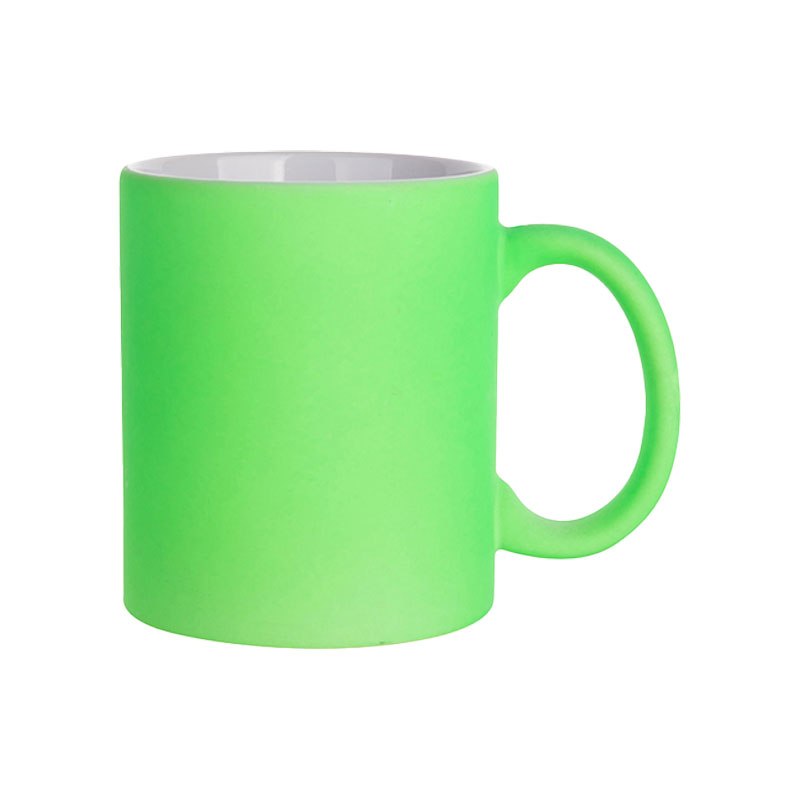 Taza full color frosted fluorescente 11 oz