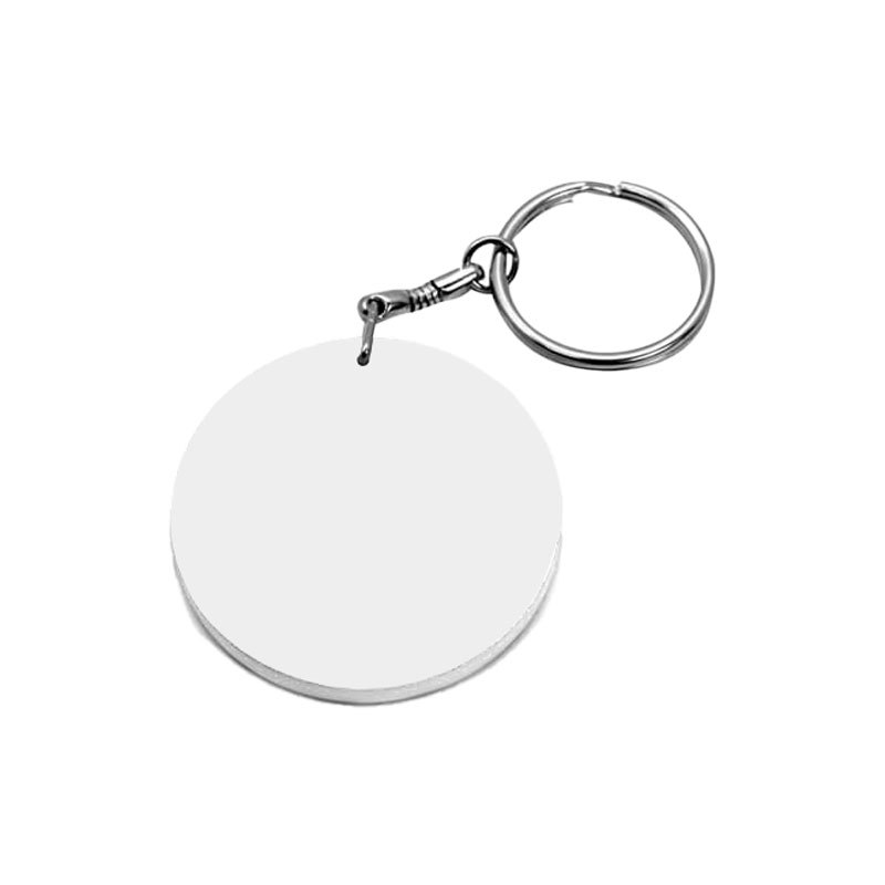 Llavero de plastico - redondo - 39mm (pequeño)