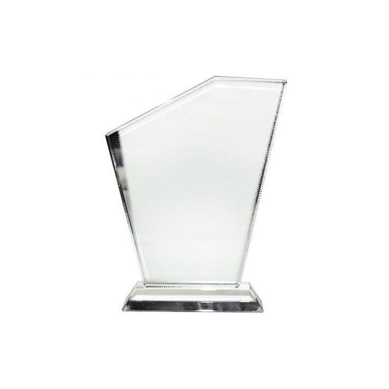 Placa de reconocimiento cristal (triangulo)