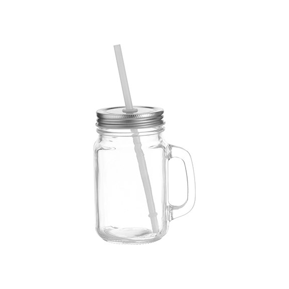 Mason jar clear con sorbete 8*13cm