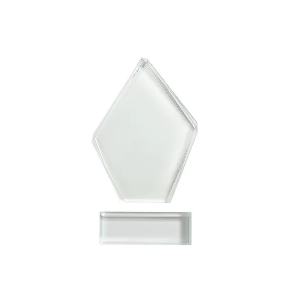 Placa de reconocimiento cristal (iceberg grande)