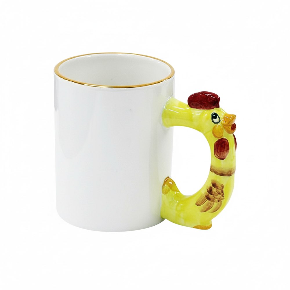 Taza forma de animales, gallo 11onz