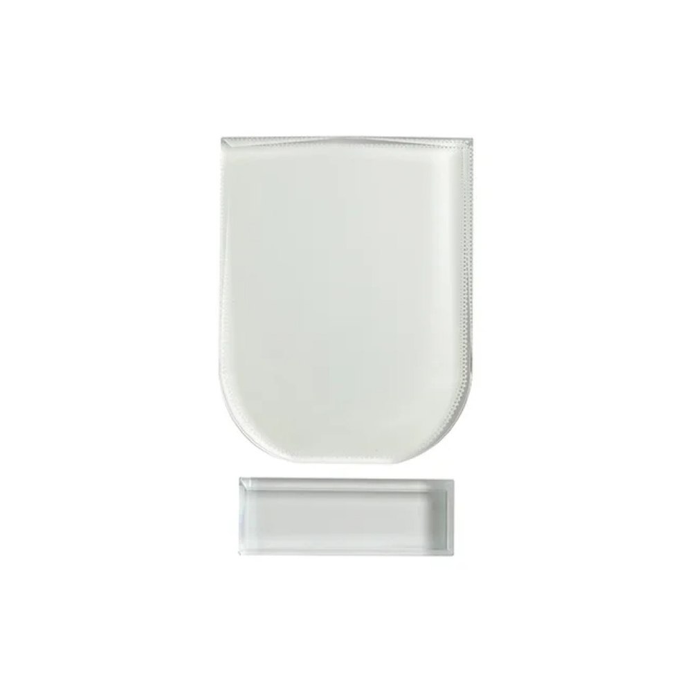 Placa de reconocimiento cristal (forma u)