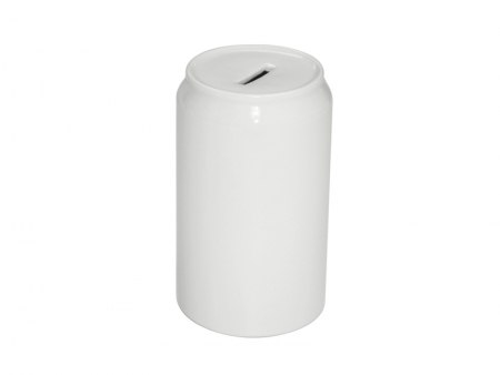 Alcancia de porcelana white 6.5cmx11.5cm (2.55''x4.53'')