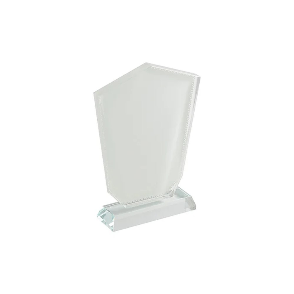 Placa de reconocimiento cristal (medalla)