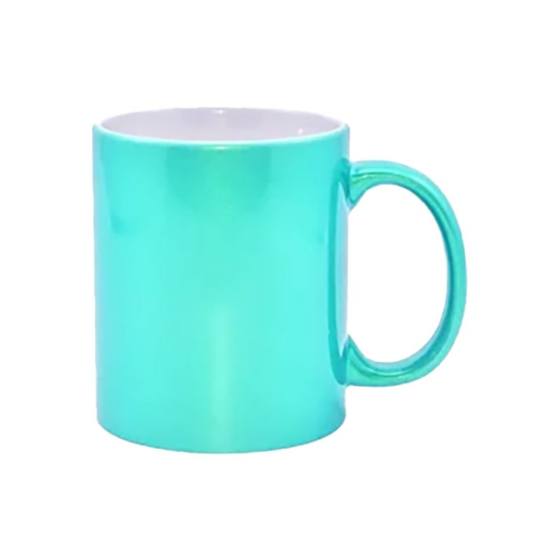 Taza metalizada brillante 11 oz